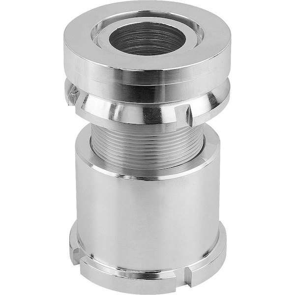 Levelling Element With Spherical Levelling, Without Locknut, D1=M40X1, 5, D=17, 5, D2=58, Carbon Steel